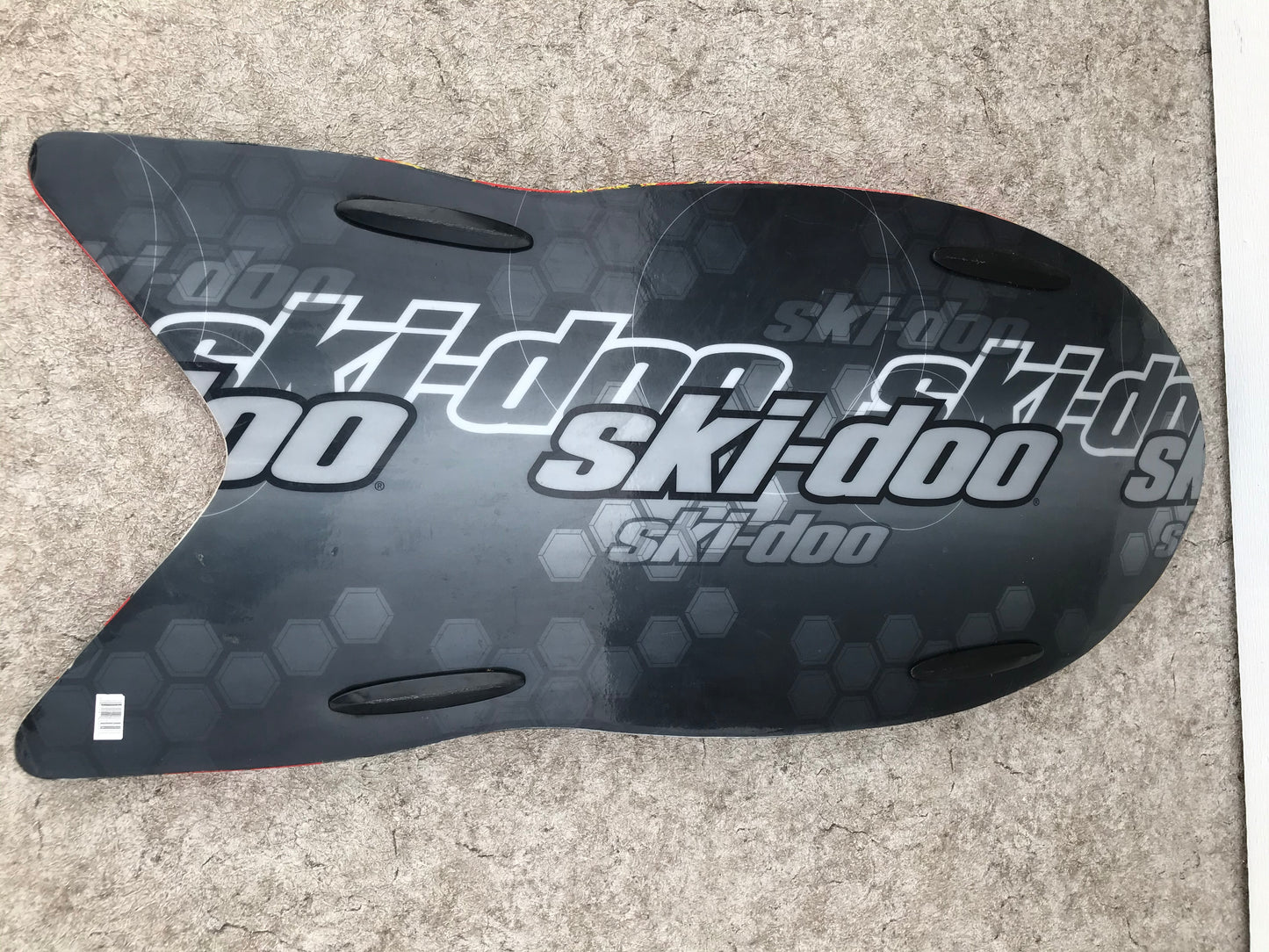 Snow Sled Ski Doo Foam Racing Sled Child Size 4-12 Excellent As New Grey Red White Multi