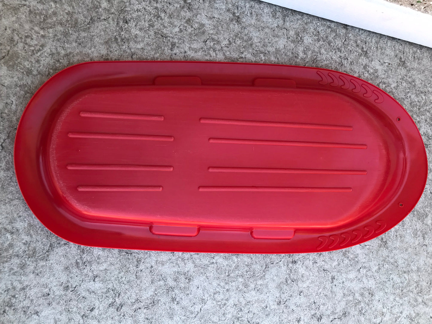 Snow Sled Taboggan 1-2 Child Apple Red As New PICK UP ONLY