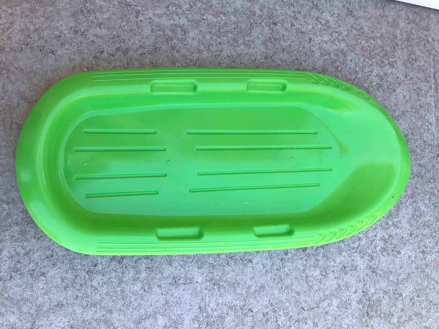 Snow Sled Taboggan 1-2 Child Lime Green As New PICK UP ONLY