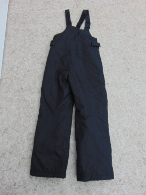 Snow Pants Child Size 10-12 Columbia With Bib Black Snowboarding Excellent