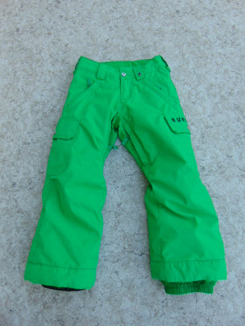 Snow Pants Child Size 7-8 Burton Green Snowboarding Excellent