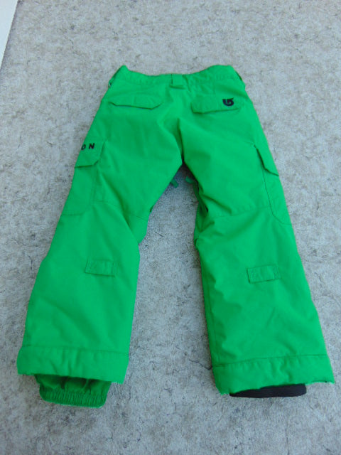 Snow Pants Child Size 7-8 Burton Green Snowboarding Excellent