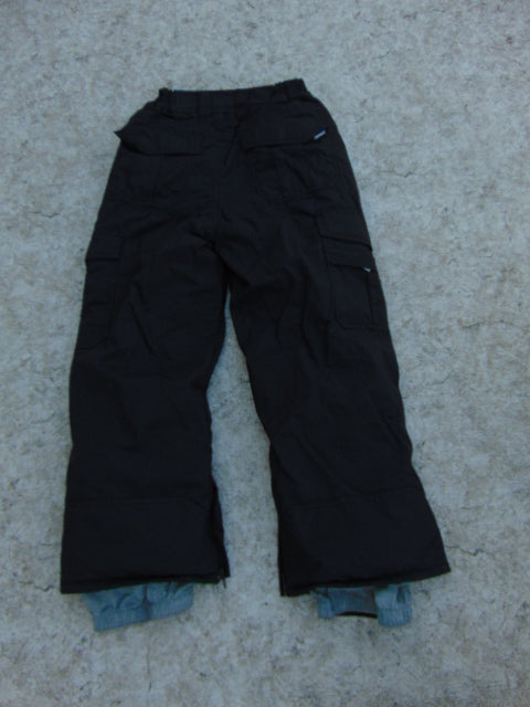 Snow Pants Child Size 8-10 Ripzone Core Black Snowboarding