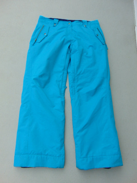 Snow Pants Ladies Size X Large Powder Room Aqua Blue Snowboarding Fant KidsStuffCanada