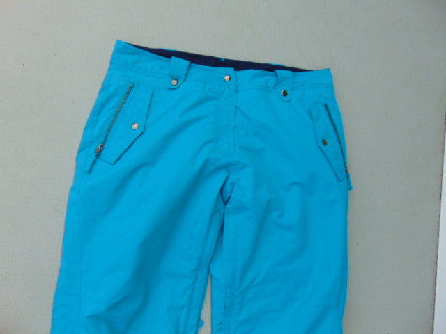 Snow Pants Ladies Size X Large Powder Room Aqua Blue Snowboarding Fantastic Quality