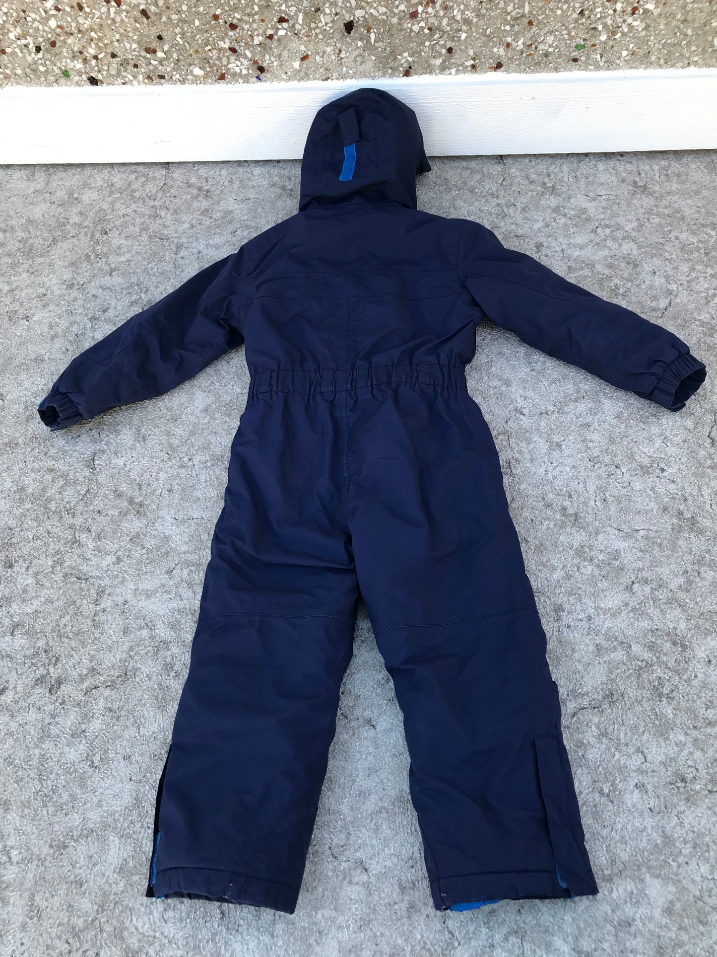 Snowsuit Child Size 5-6 Mt Warehouse Dark Blue Wth Blue Micro Fleece Lined