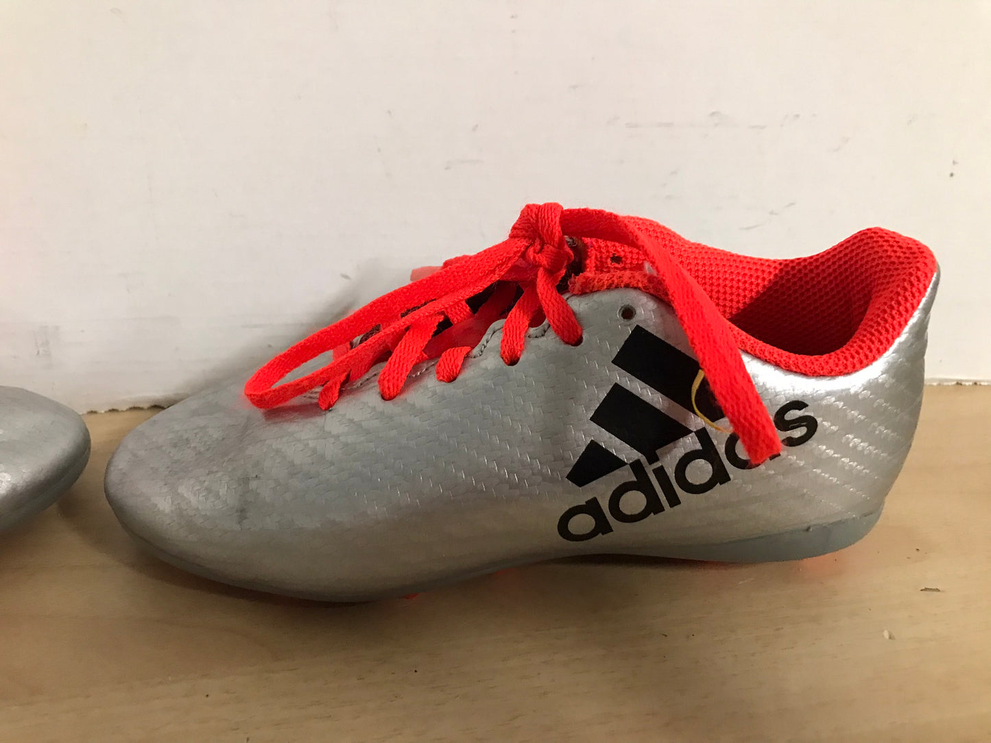 Soccer Shoes Cleats Child Size 11 Adidas Grey Orange Excellent