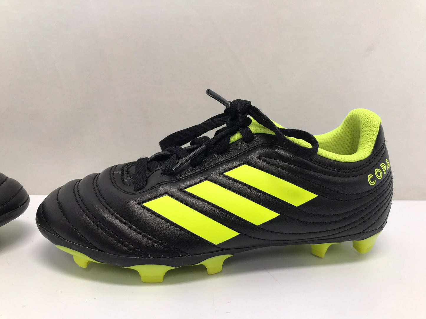 Soccer Shoes Cleats Child Size 12 Adidas Copa Black Lime New Demo Model