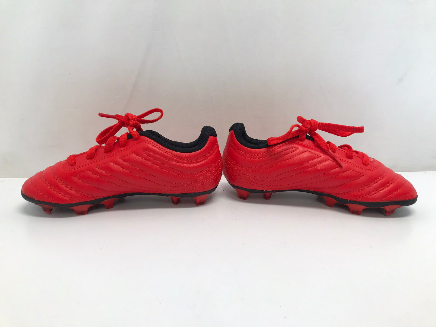Soccer Shoes Cleats Child Size 12 Adidas Red Black White Excellent