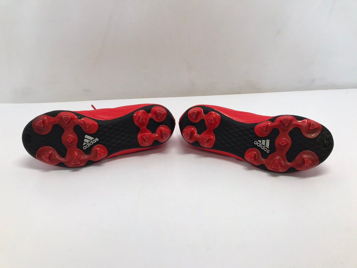 Soccer Shoes Cleats Child Size 12 Adidas Red Black White Excellent