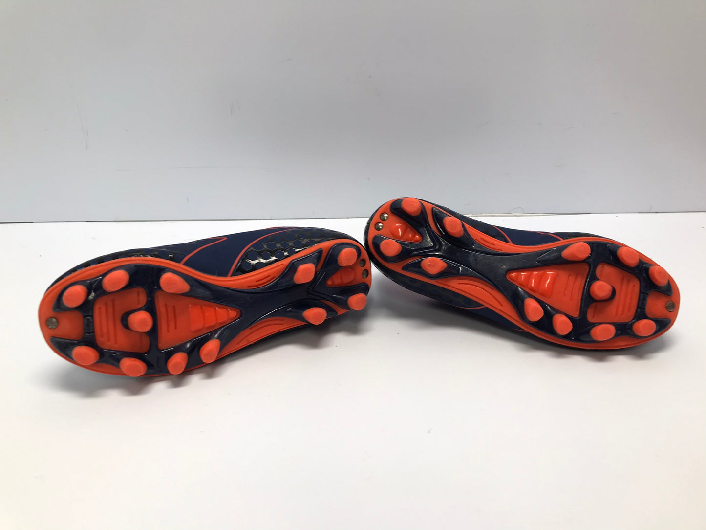 Soccer Shoes Cleats Child Size 12 Diadora Blue Orange