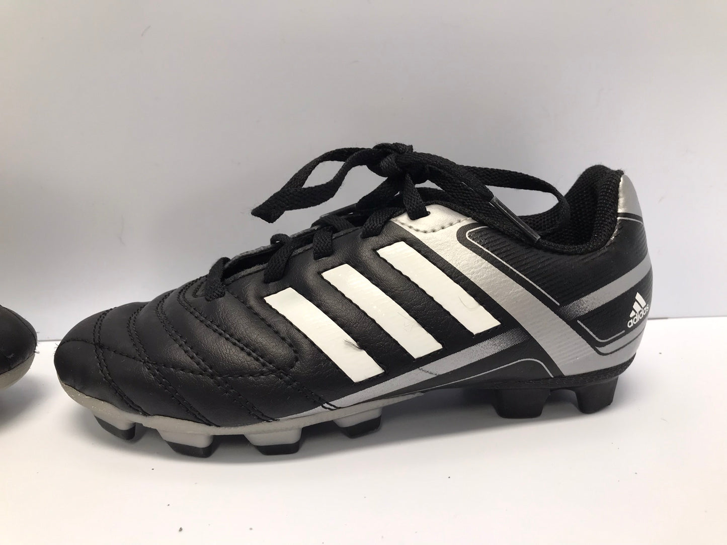 Soccer Shoes Cleats Child Size 13 Adidas Black Grey New Demo Model