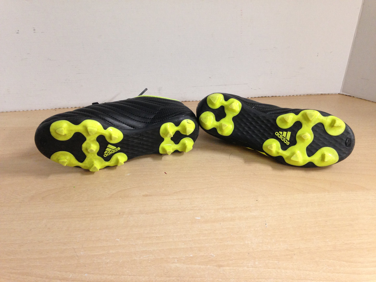 Soccer Shoes Cleats Child Size 13 Adidas Copa Lime Black Excellent