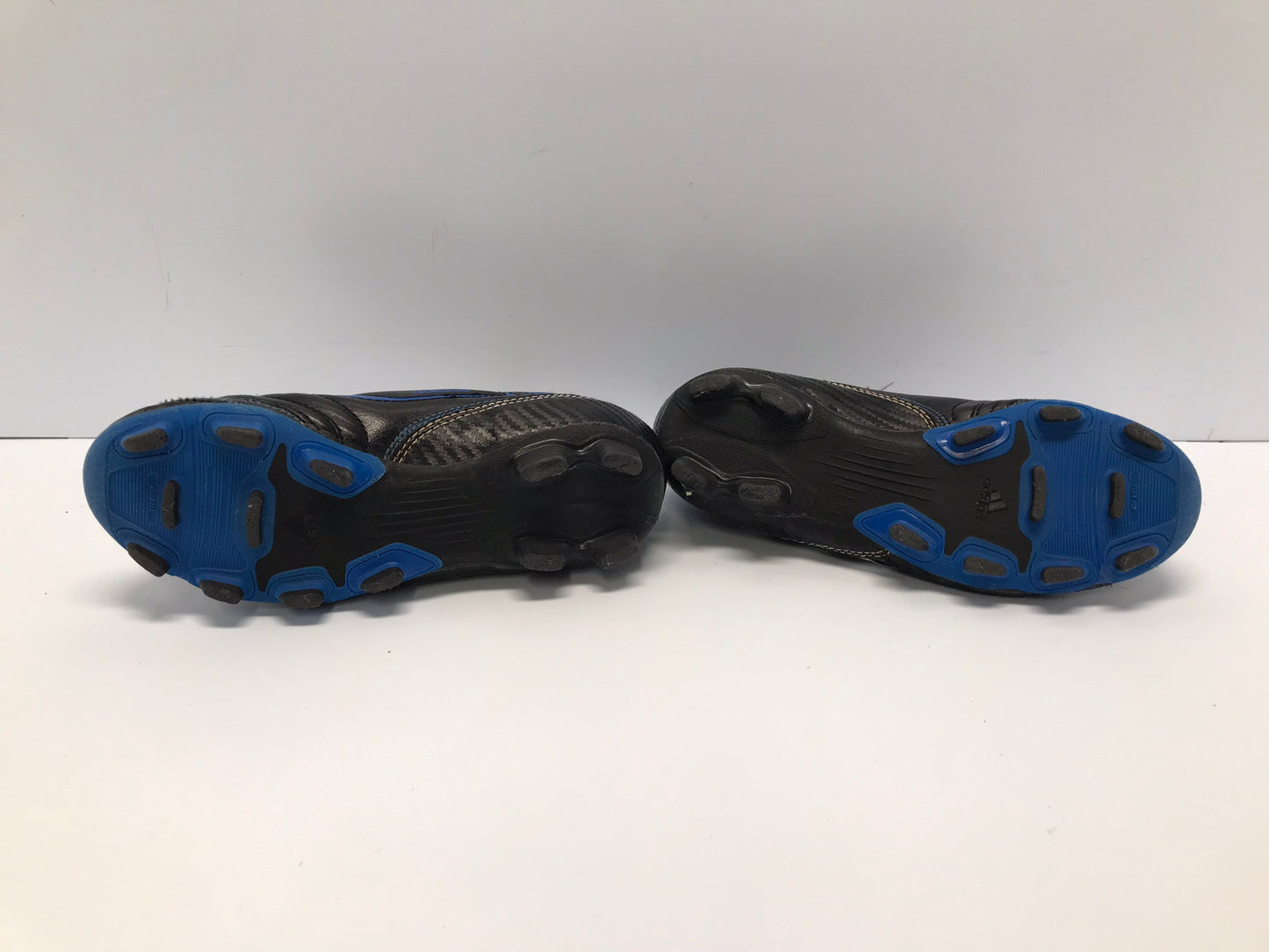 Soccer Shoes Cleats Child Size 1 Adidas Black Blue White