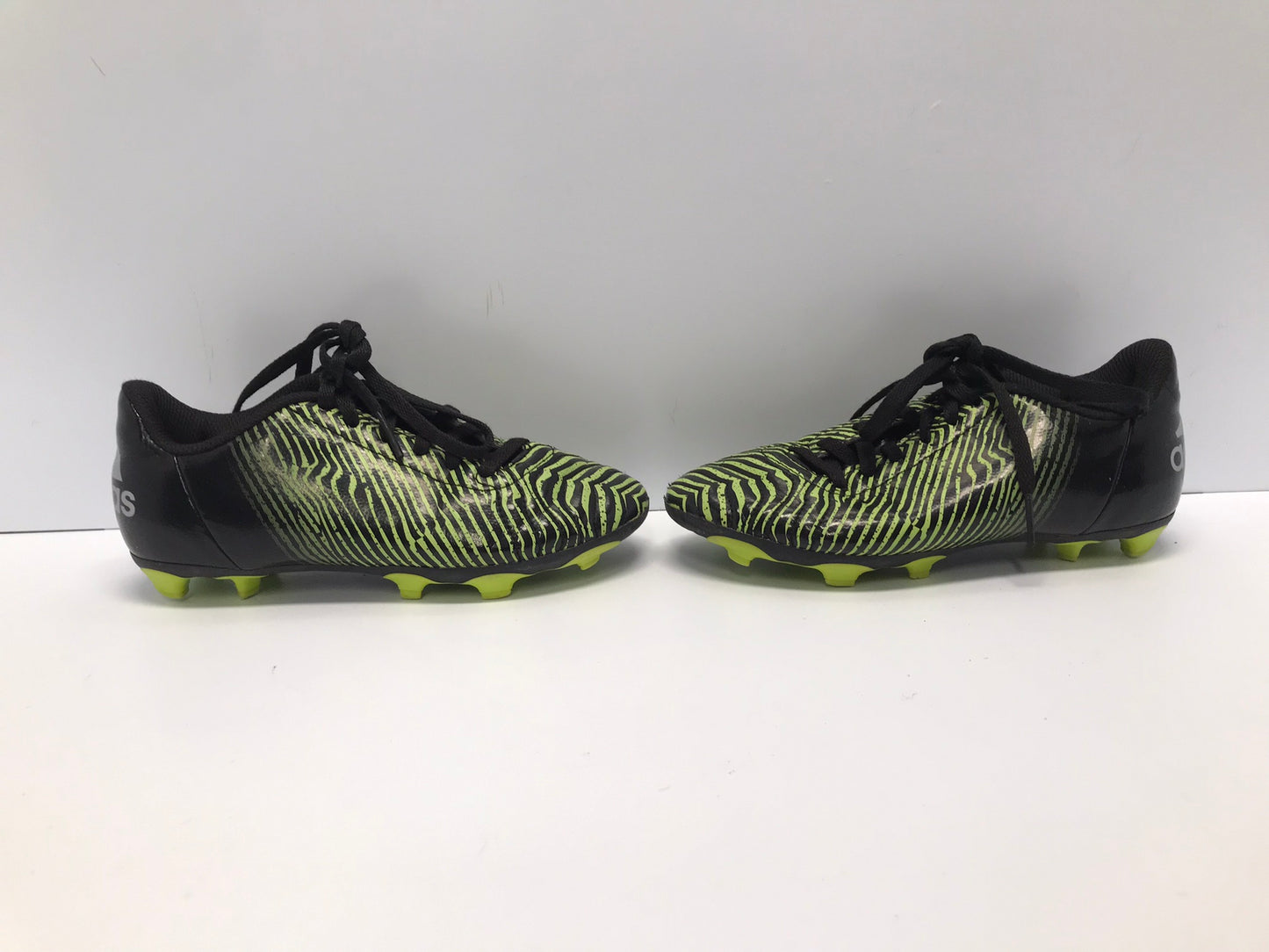 Soccer Shoes Cleats Child Size 1 Adidas Black Green New Demo Model