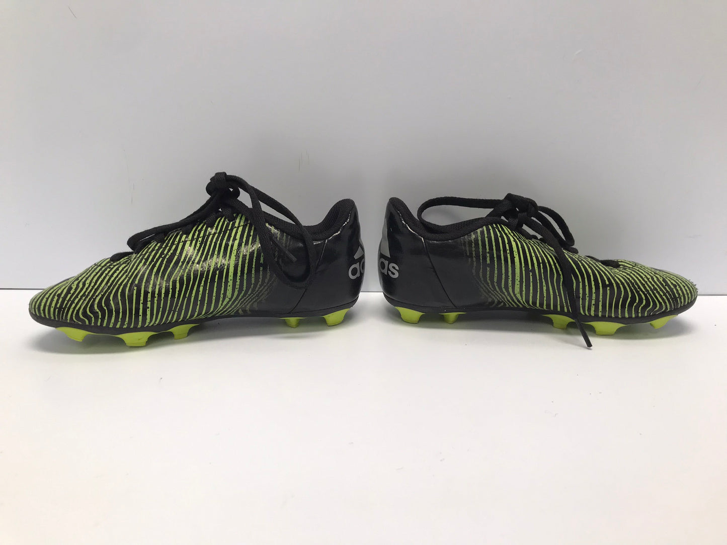 Soccer Shoes Cleats Child Size 1 Adidas Black Green New Demo Model