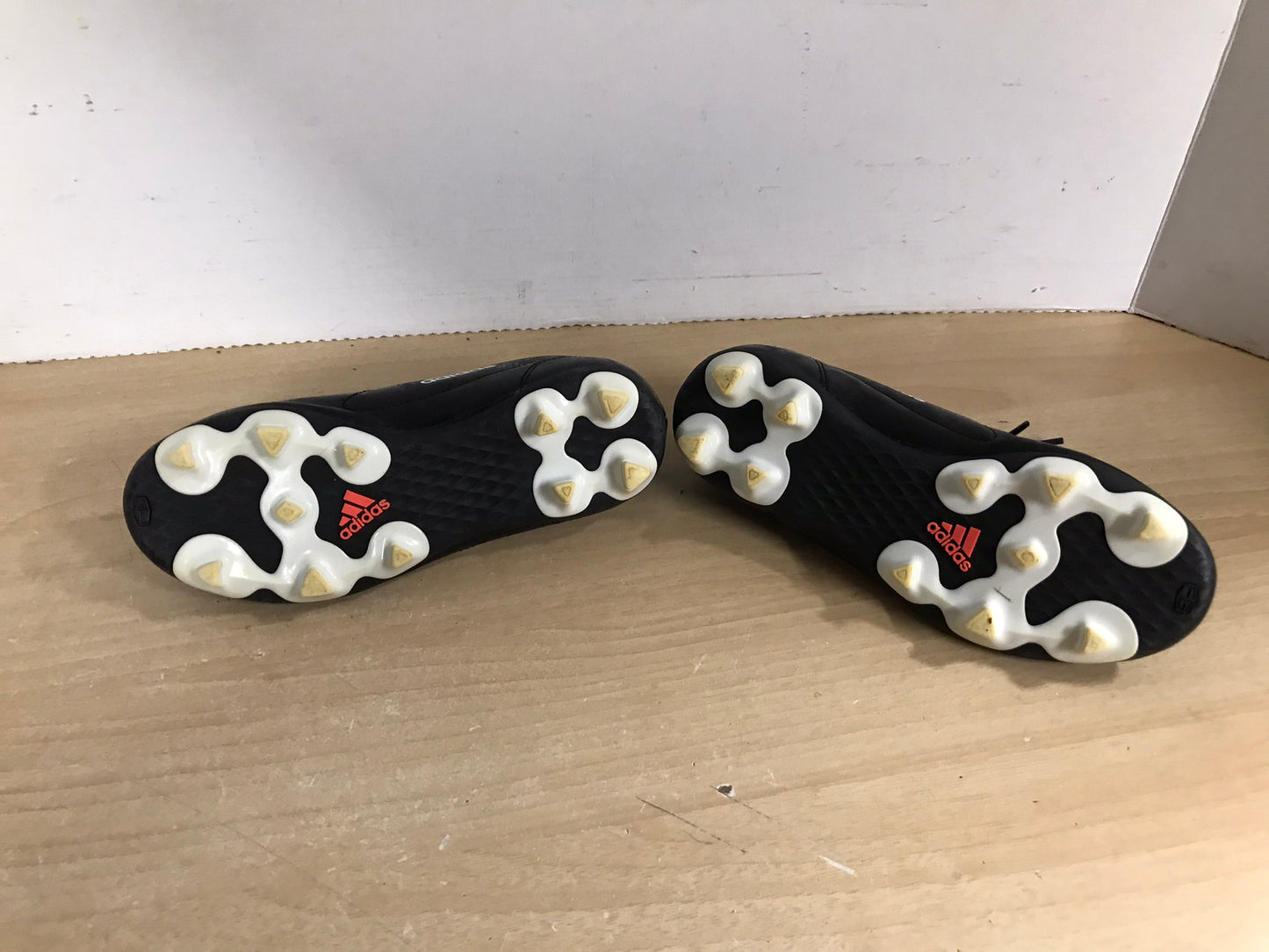 Soccer Shoes Cleats Child Size 1 Adidas Black White Red New Demo Model