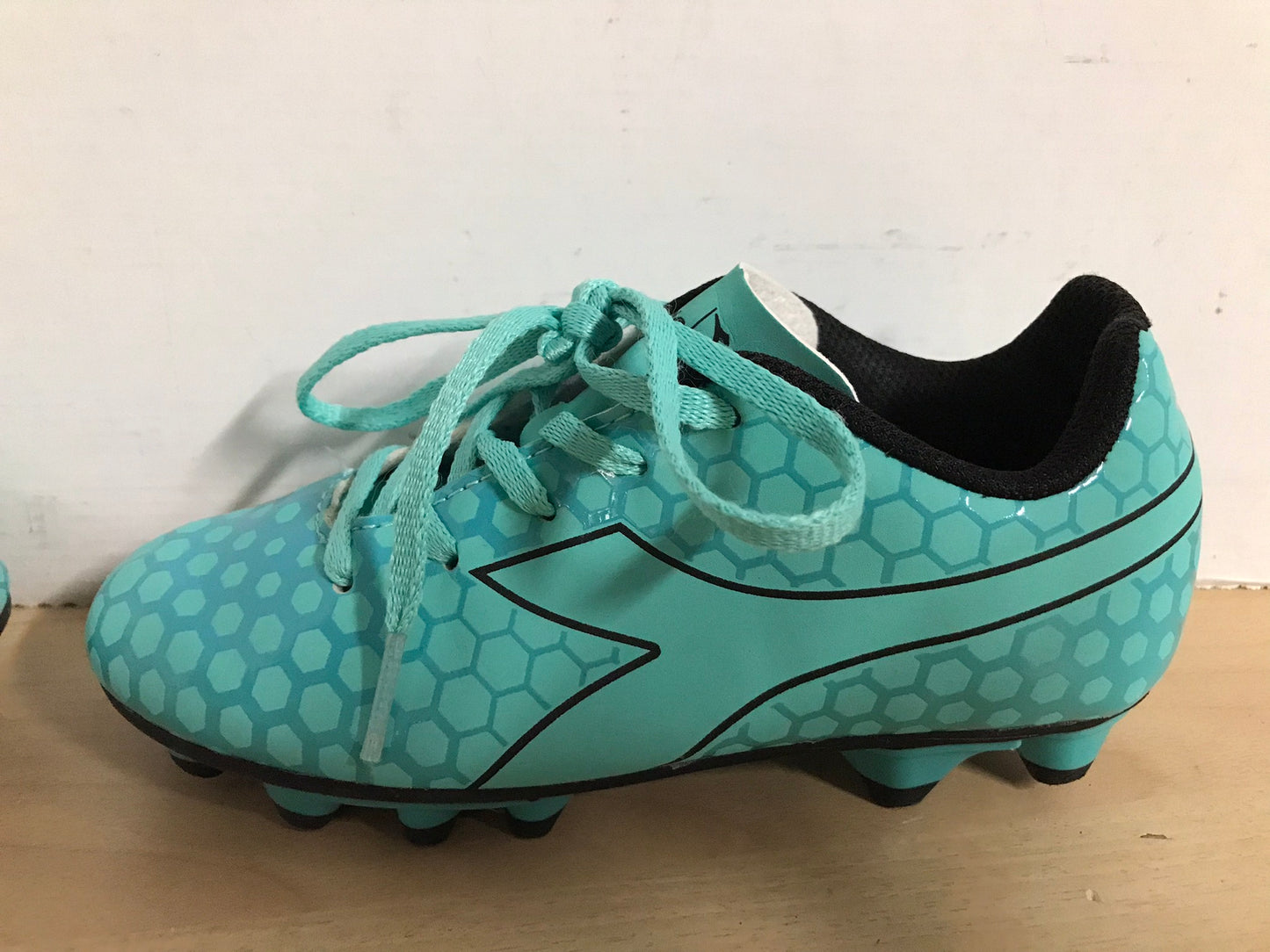 Soccer Shoes Cleats Child Size 1 Adidas Blue Teal Black New Demo Model