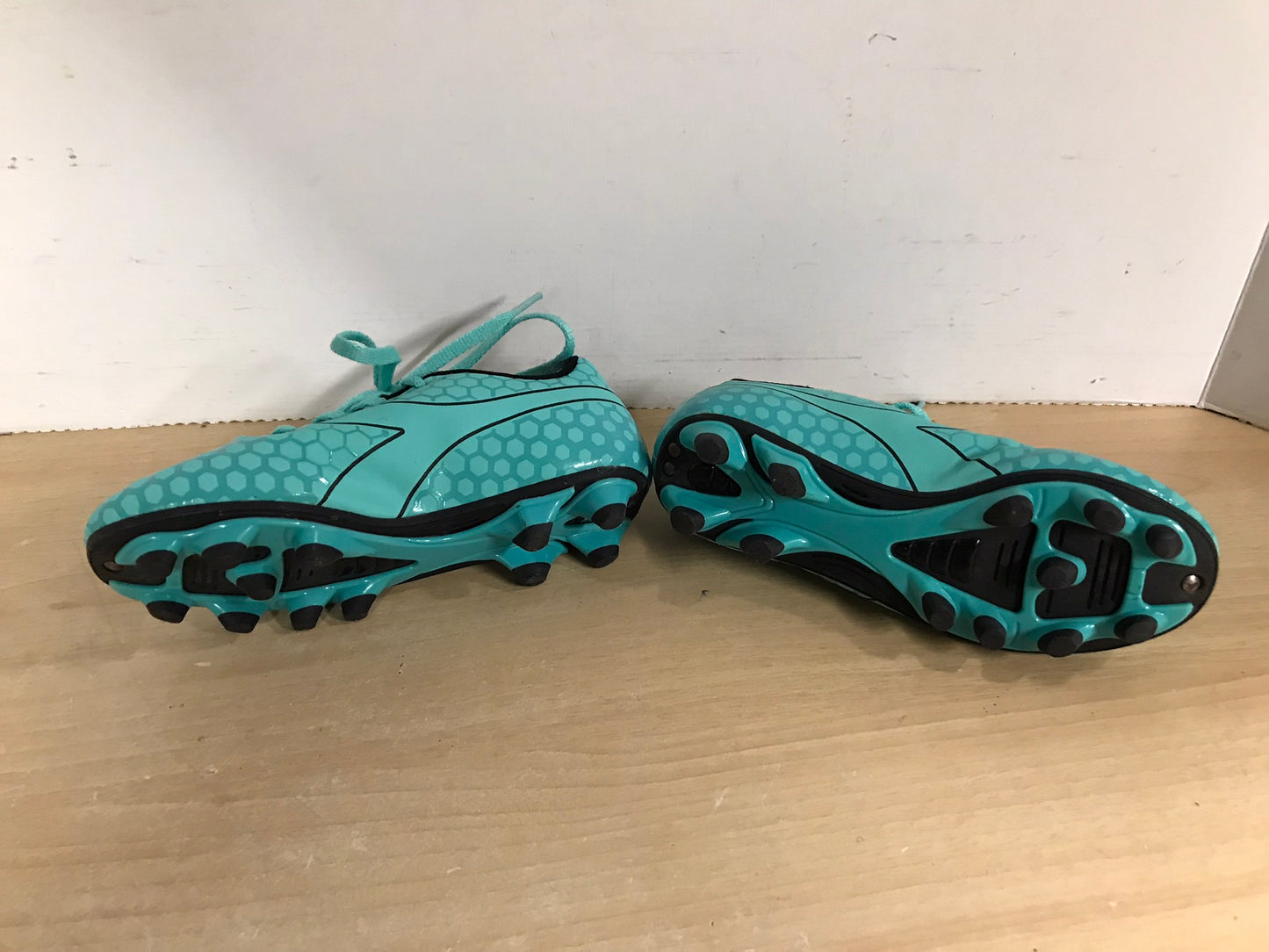 Soccer Shoes Cleats Child Size 1 Adidas Blue Teal Black New Demo Model