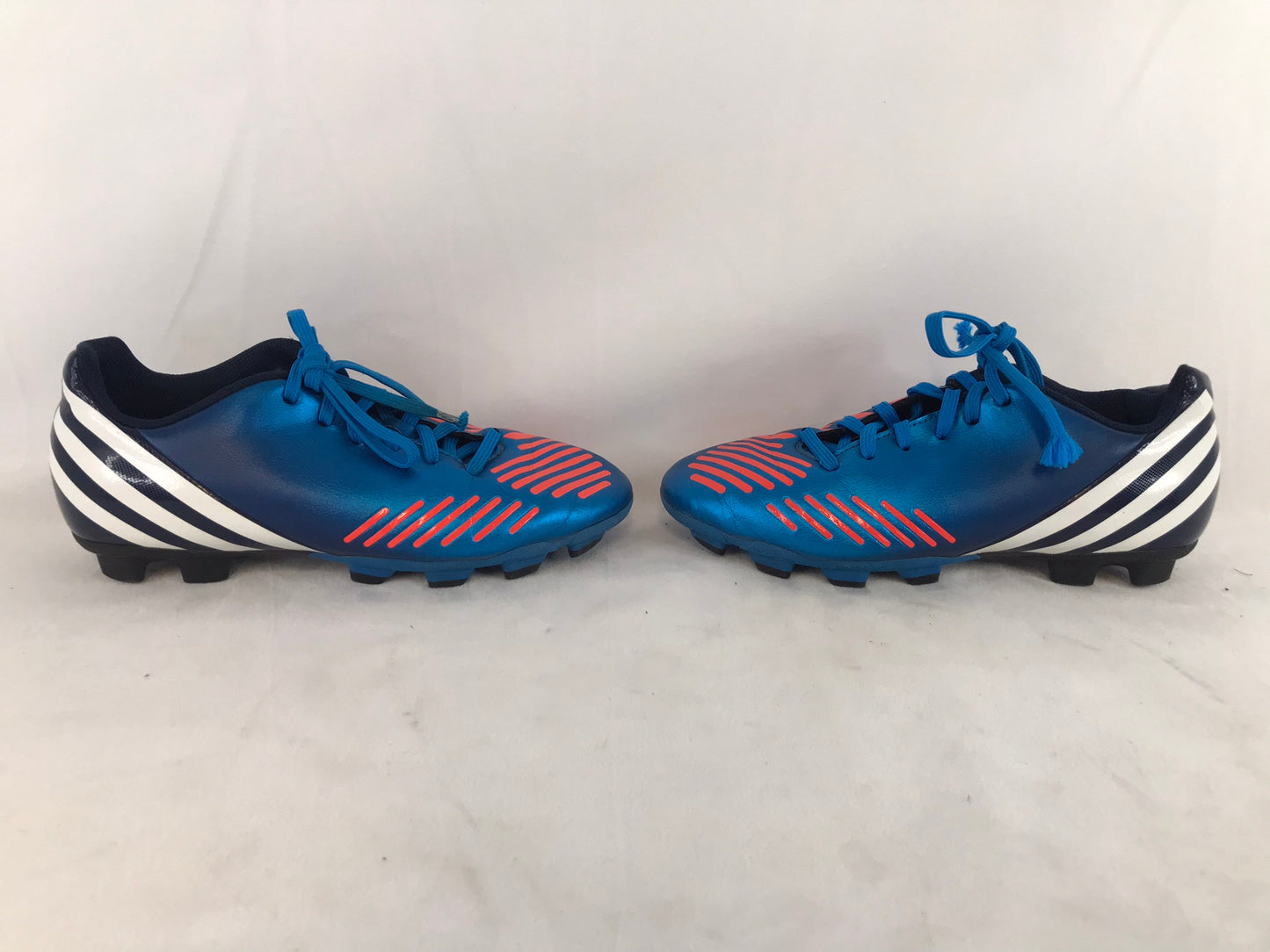 Soccer Shoes Cleats Child Size 3 Adidas Preditor Blue Orange