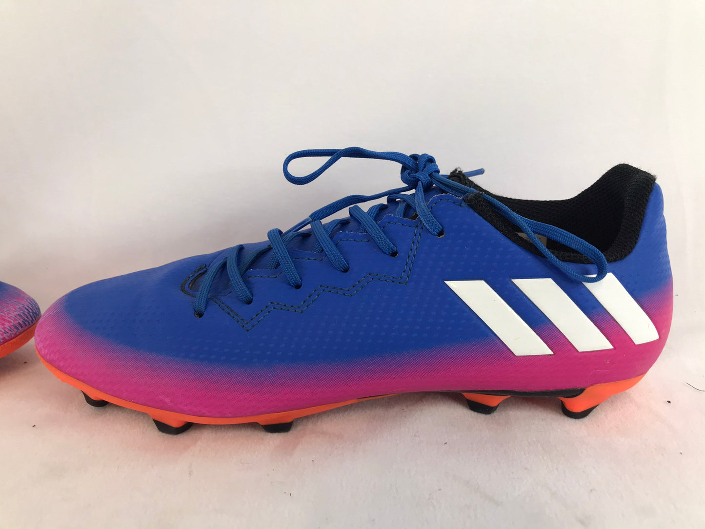 Soccer Shoes Cleats Child Size 5 Adidas Blue Fushia Orange