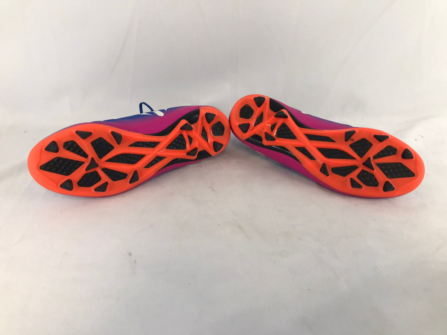 Soccer Shoes Cleats Child Size 5 Adidas Blue Fushia Orange