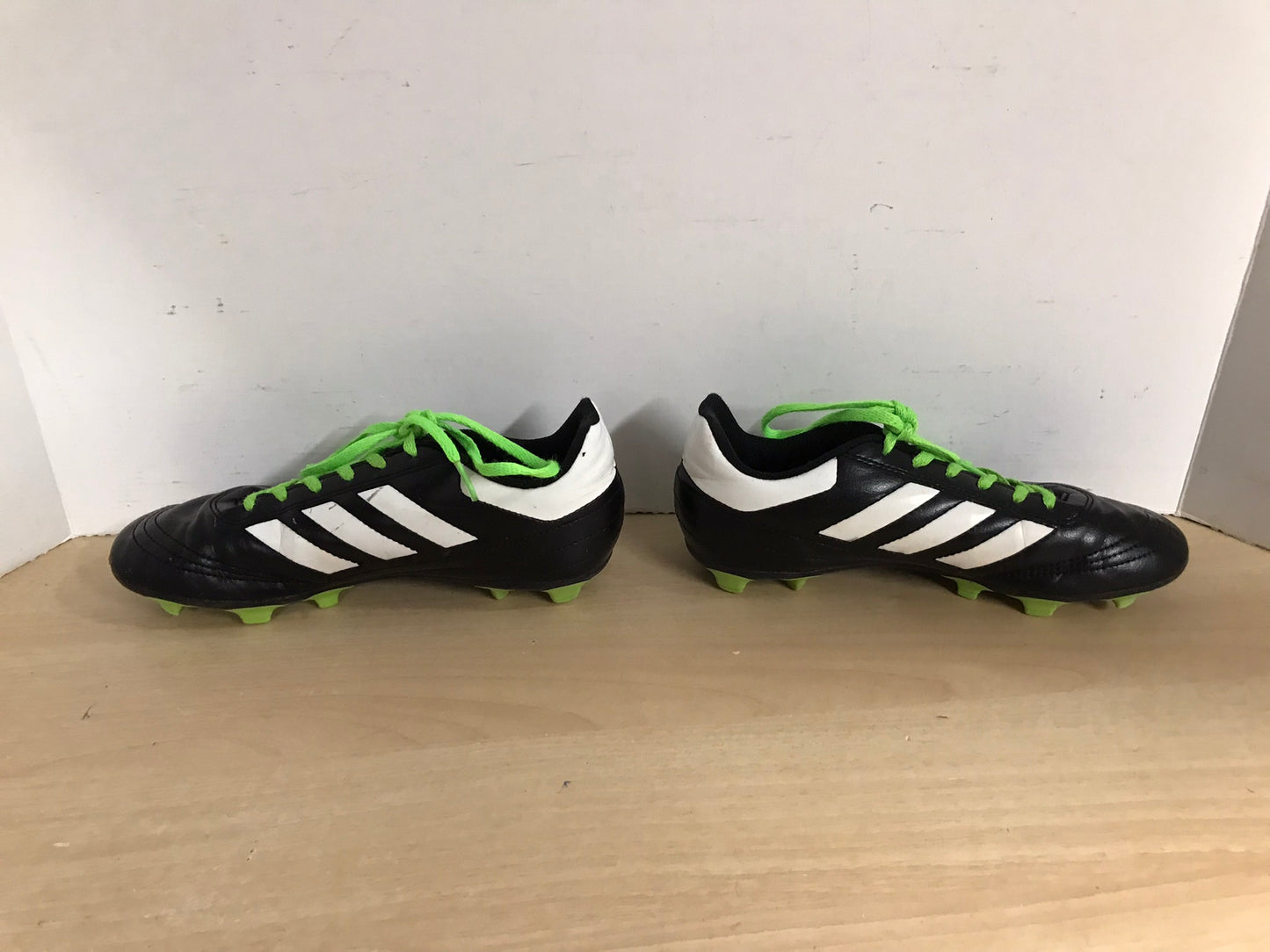 Soccer Shoes Cleats Child Size 5 Adidas Youth Black White Lime