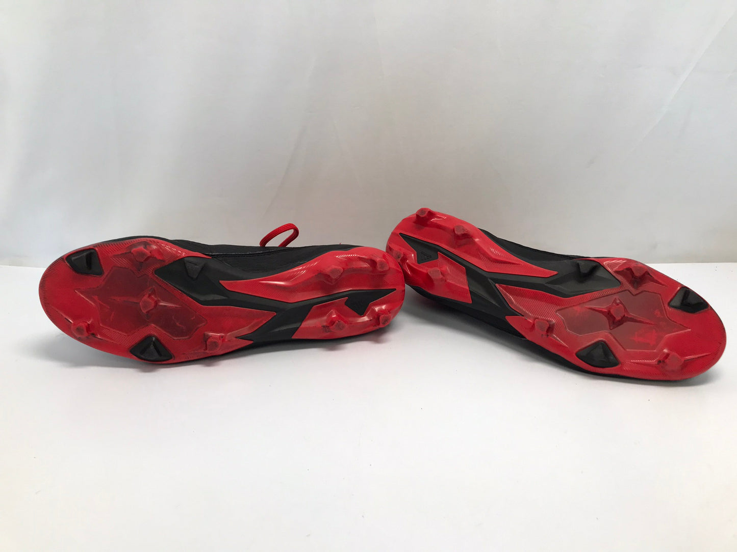 Soccer Shoes Cleats Men's Size 12 Adidas Preditor With Slipper Foot Black Red White