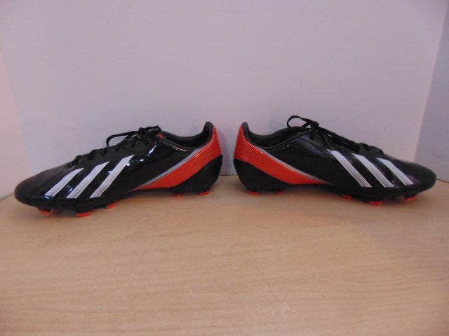Soccer Shoes Cleats Men's Size 8.5 Adidas F10 Black White Red