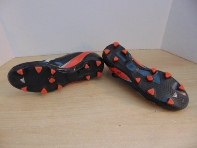 Soccer Shoes Cleats Men's Size 8.5 Adidas F10 Black White Red