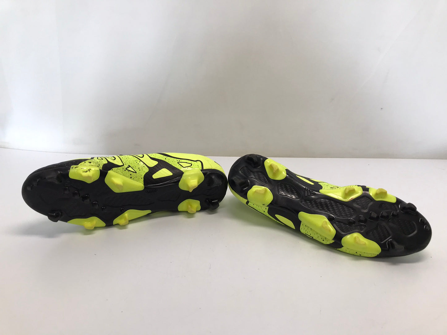 Soccer Shoes Cleats Men's Size 8 Adidas Black Lime Excellent