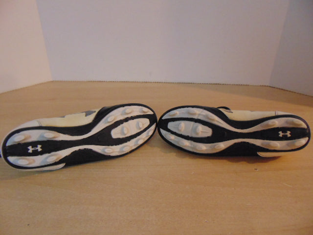 Soccer Shoes Cleats Child Size 3 Under Armour Black White