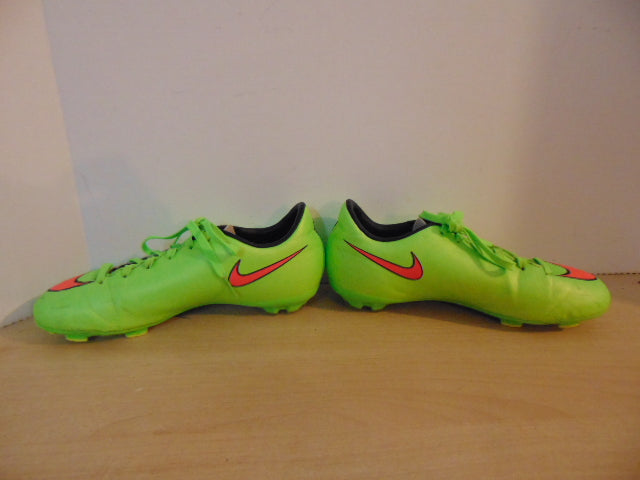 Soccer Shoes Cleats Child Size 4.5 Nike Mercurial Lime Pink Minor Wear