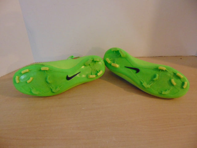 Soccer Shoes Cleats Child Size 4.5 Nike Mercurial Lime Pink Minor Wear