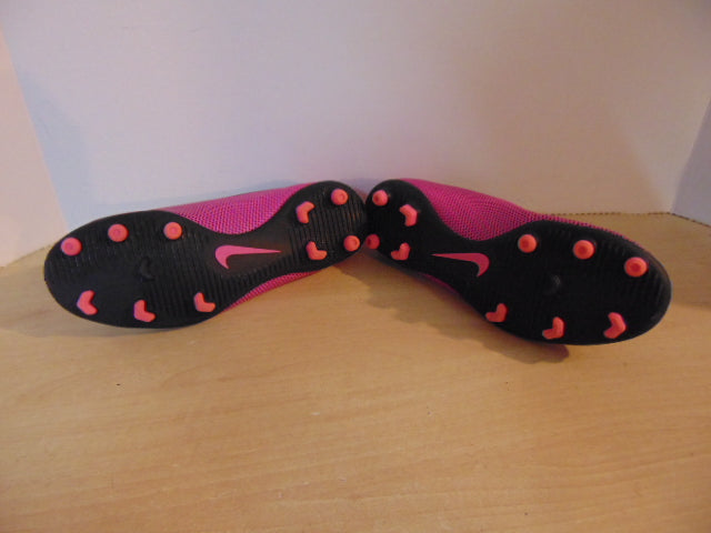 Soccer Shoes Cleats Child Size 6 Nike Fushia Black