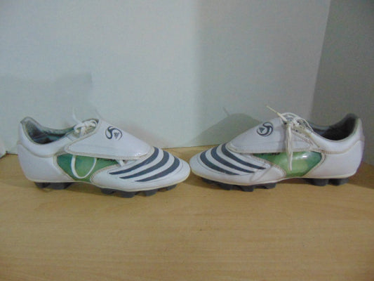 Soccer Shoes Cleats Ladies Size 8.5 Adidas F30 TRX White Grey Clear