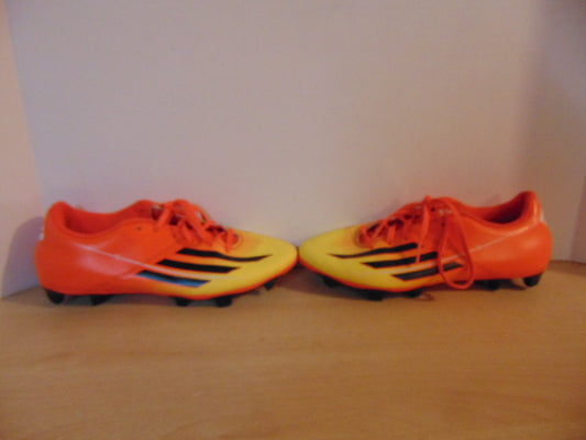 Soccer Shoes Cleats Men's Size 8 Adidas Orange Black Yellow