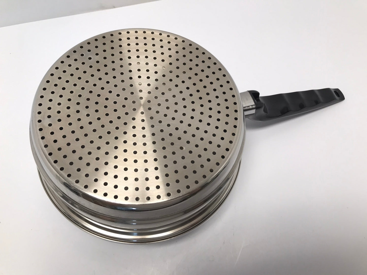 Stainless Steel Lifetime 8 inch Steamer With Handle and Lid Fits 8 Inch As New RARE Guaranteed For Life