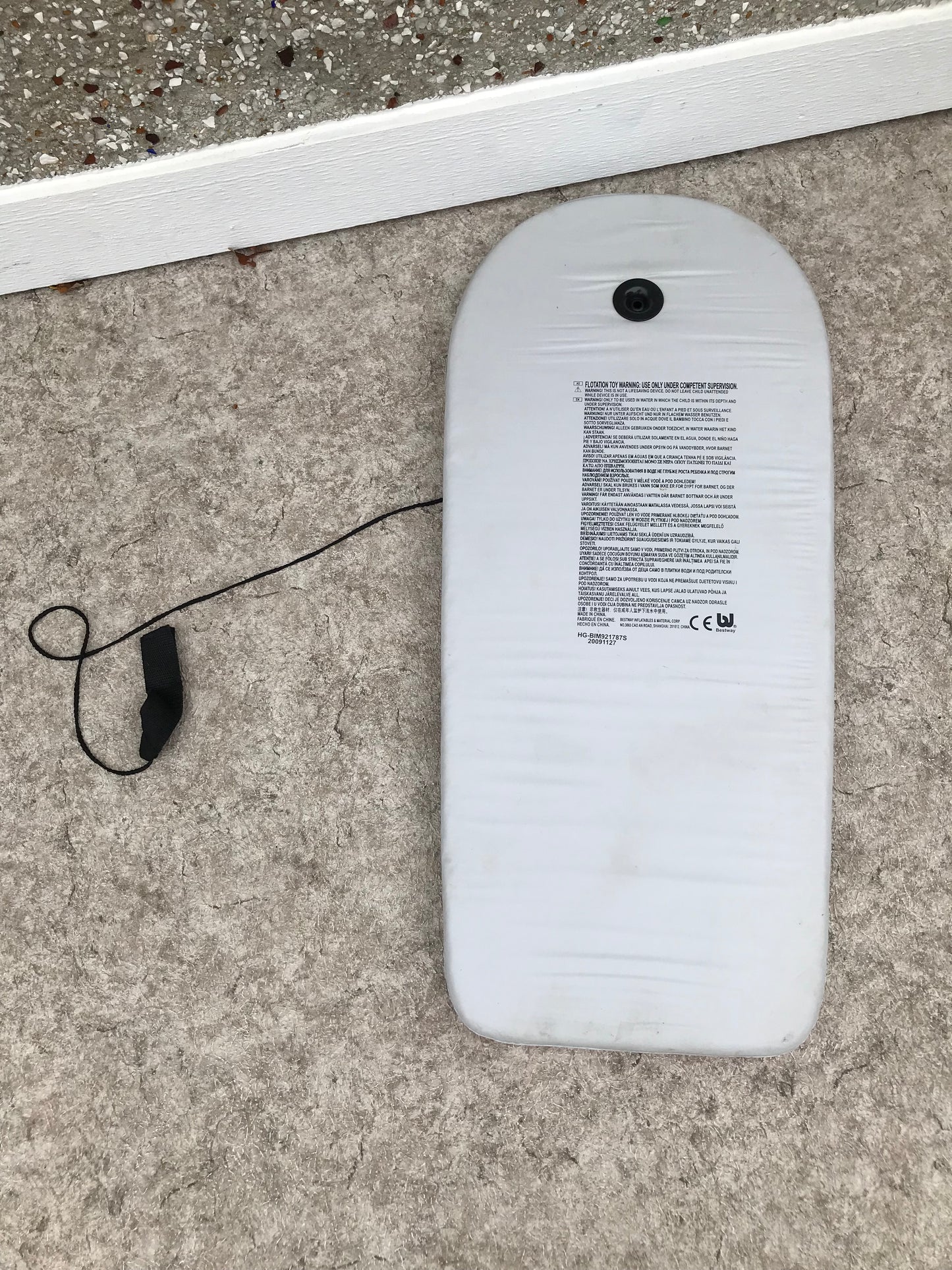 Surf Boogie Board Bodyboard Skim Boogie Board Hydro Surf White Red 35 inch x 20 inch