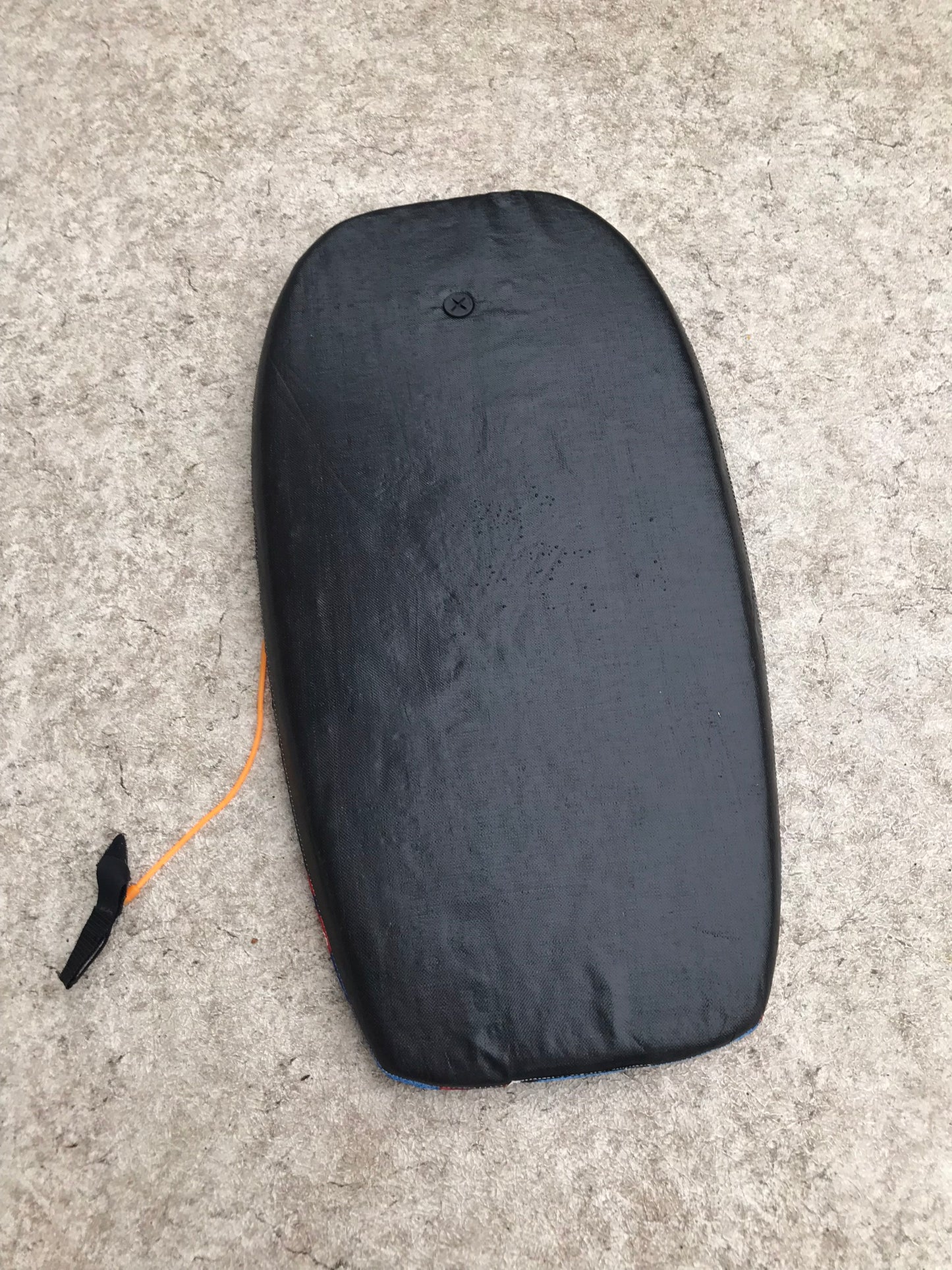 Surf Bodyboard Skim Boogie Board Aeriel Black Red Blue Fish With Tow Rope 38 x 20 inch