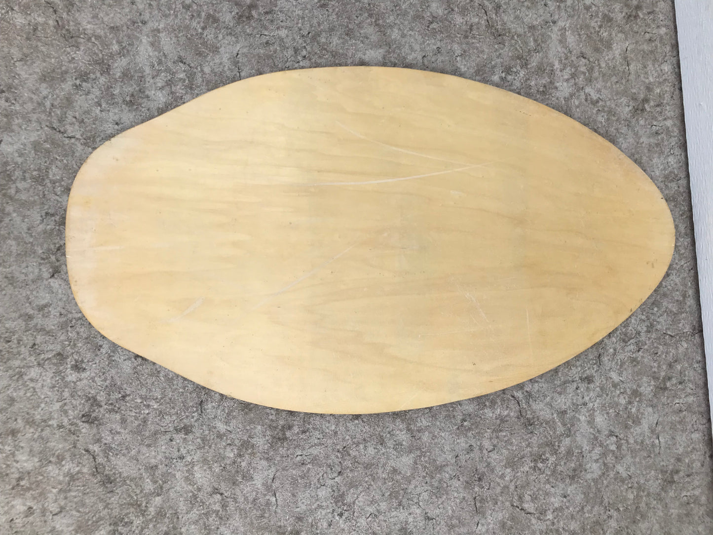 Surf SkimBoard Black Blue Wood Fantastic Quality 35 x 20 inch