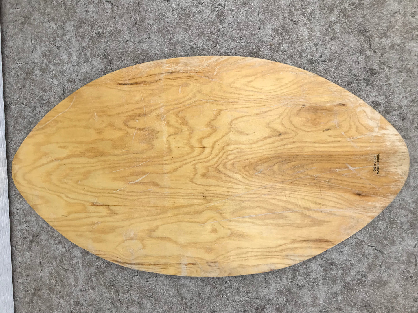 Surf SkimBoard Yellow Blue Multi Egg Wood Fantastic Quality 40 x 20 inch