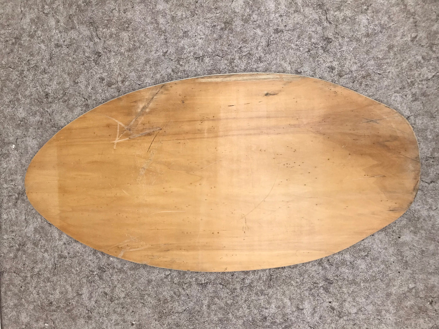 Surf SkimBoard Blue Sea World Red Yellow Wood 41 x 20 inch