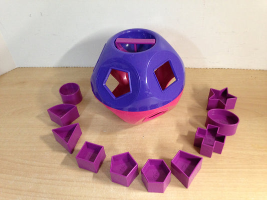 Tupperware Shape o Ball RARE Pink and Purple Complete New Demo Sales Rep Model
