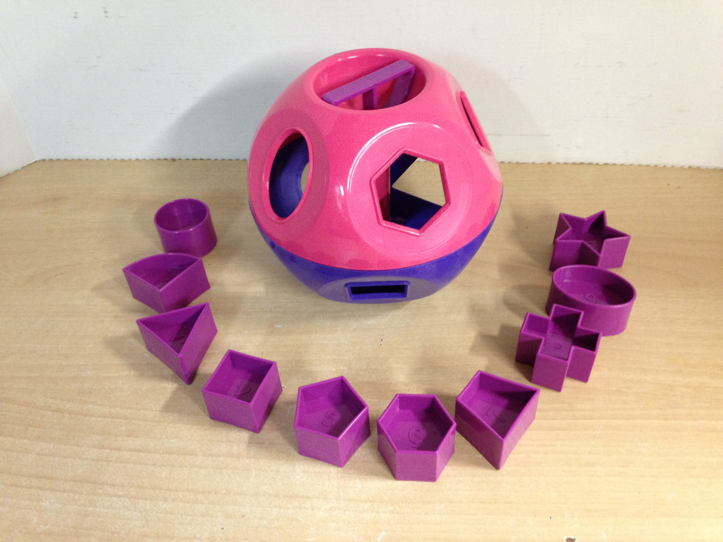 Tupperware Shape o Ball RARE Pink and Purple Complete New Demo Sales Rep Model