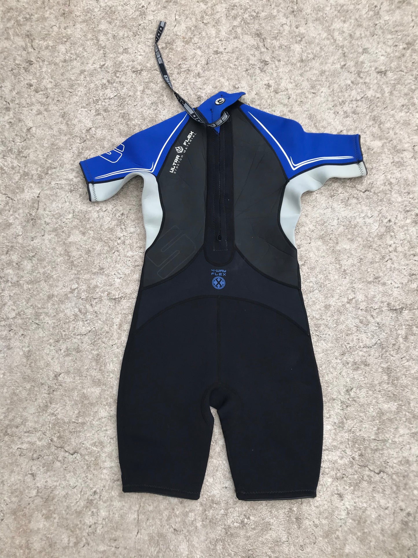 Wetsuit Child Size 14 Sea Doo Blue Black Grey 2-3 mm Surf Ski New Demo Model