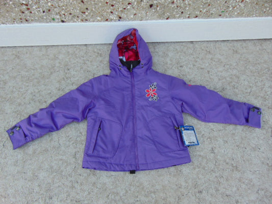 Winter Coat Child Size 7-8 Sessions NEW With Tags Retail Sticker 179.99 With Snow Belt Purple Pink