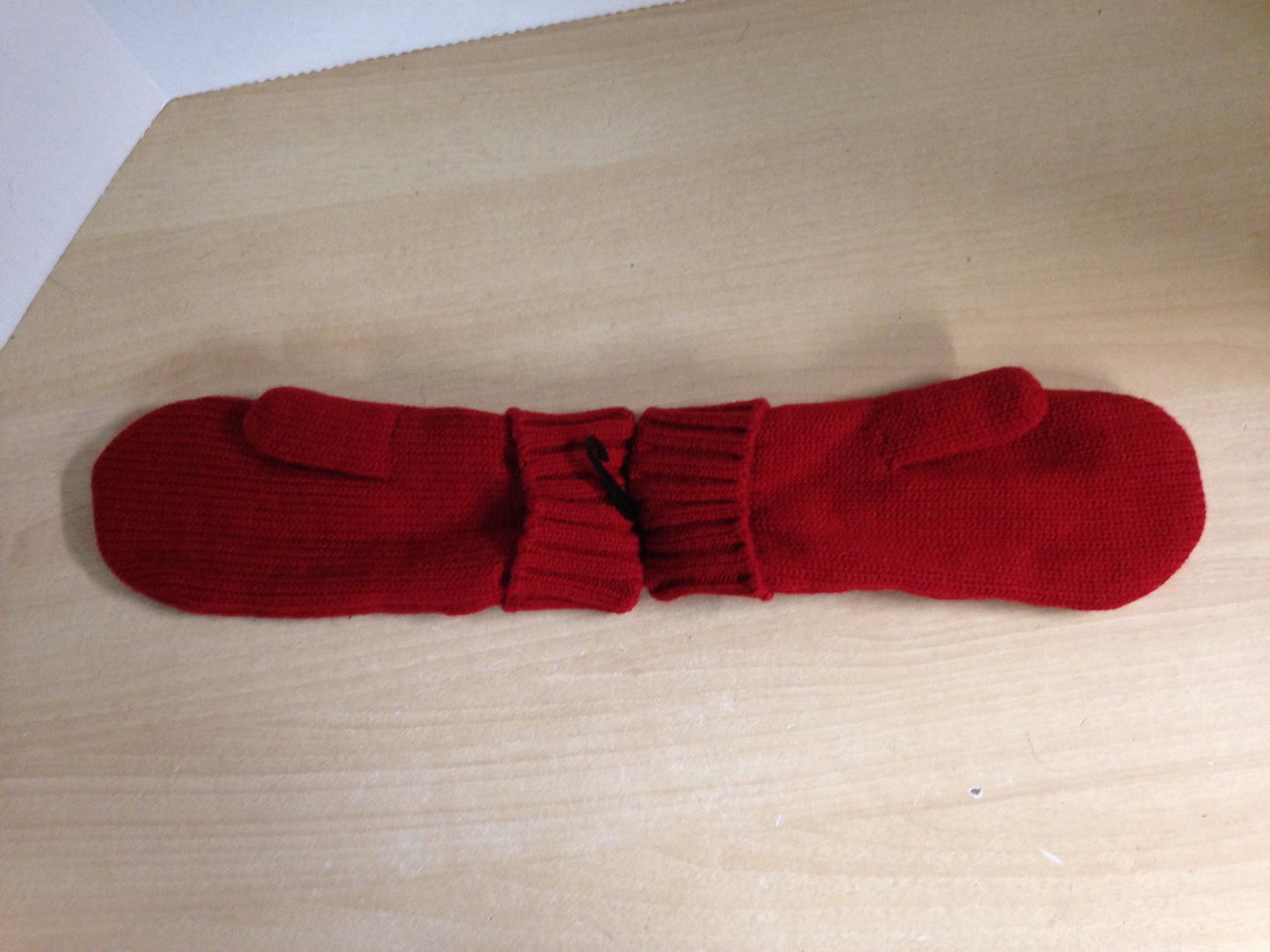Winter Gloves and Mitts Men's Size Large Aurora Drift Knit Brick Red New Demo Model