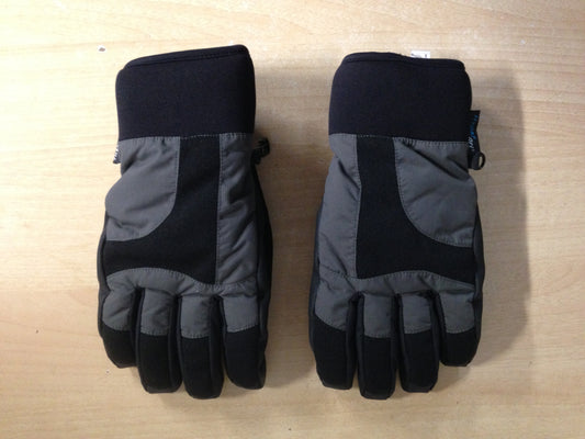 Winter Gloves and Mitts Men's Size Medium Wind River Hyper Dry Black Grey Excellent