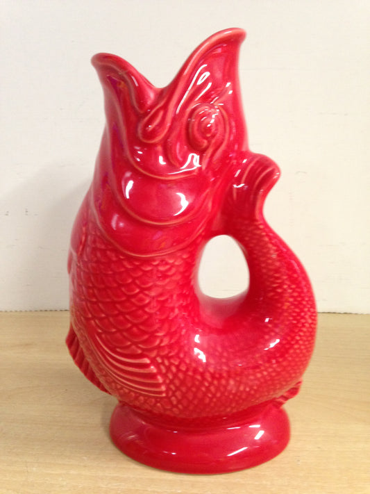 Wade Gluggle Jug As New Red Outstanding